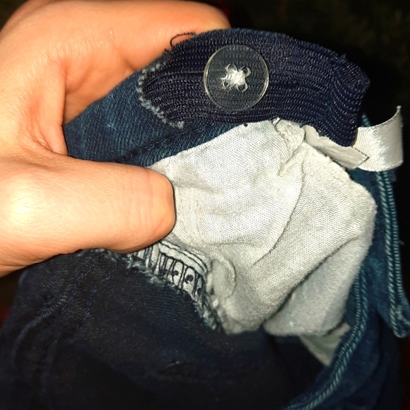 🍀3/15 Pony Tails Blue Knee Leagth Jeans - Picture 7 of 7